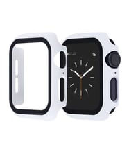 Apple Watch 42mm 1/2/3 (11/10nesil değildir) Full Kasa Korumalı Ekran Koruyucu (Beyaz)