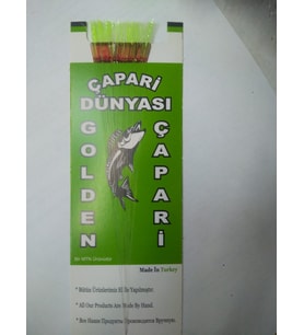 golden 50li köstek 7 no kırmızı iğne (Fıstık Yeşili)