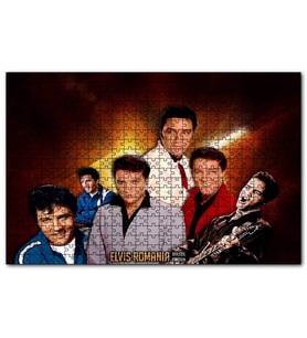 Cakapuzzle Elvis Presley Kompozisyon  Puzzle Yapboz MDF (Ahşap) (255 Parça)