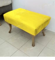 Puf Bench Orta Sehpa 75 cm (Sarı)