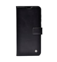 Redmi Note 14 Kılıf Standlı Kapkalı Cüzdan Kopçalı Kar Deluxe (Siyah)