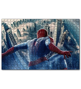 Cakapuzzle  Spiderman Örümcek Bakışı  Puzzle Yapboz MDF (Ahşap) (500 Parça)
