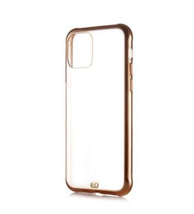 Apple iPhone 12 Mini Kılıf Mat Sert Plastik Airbagli Kılıf (Gold)