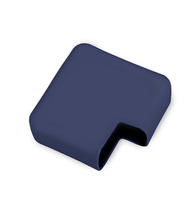 Type-C Şarj Aleti Silikon Kılıfı MacBook Air A1932 30W MacBook A1534 USB-C 29W (Mavi)
