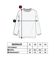 Toontoy Kız Çocuk Kanguru Cepli Baskılı Sweatshirt (Turuncu)