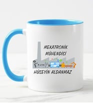 Mekatronik Mühendisi Kupa Bardağı (Mavi)