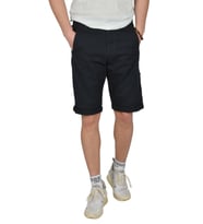 DeepSEA Erkek  Yeni Sezon Yan Cep Fermuarlı Slim Fit Kargo Şort Kapri 2301613 (Petrol Yeşili)
