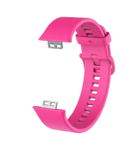 Huawei Watch Fit KRD-43 Silikon Kordon (Koyu Pembe)