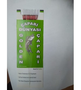 golden 50li köstek 7 no kırmızı iğne (Beyaz)