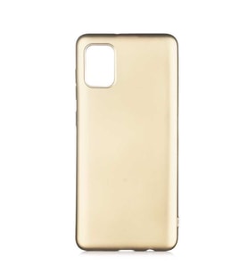Galaxy A02S Kılıf Zore Premier Silikon Kılıf (Gold)