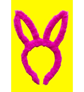 Peluş Tavşan Taç (Pembe)