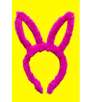 Peluş Tavşan Taç (Pembe)
