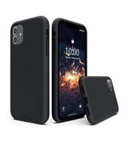Iphone 11 Silikon Lansman Esnek Kaliteli Kılıf (Siyah)