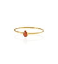 Kadir Jewellery Zirkon Taşlı Ayarlanabilir 22 Ayar Altın Kaplama Bilezik (Kırmızı)