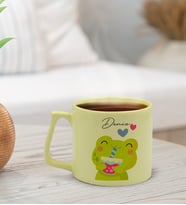 BK Gift Kişiye Özel İsimli Pastel Sarı Middle Kupa Bardak, Arkadaşa Hediye, Ev Hediyesi, Doğum Günü Hediyesi, Ofis Hediyesi-1 (Model 5)