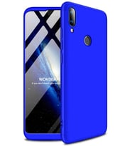 Huawei P Smart 2019 Kılıf Kamera Çıkıntılı 360 Tam Koruma Ays (Mavi)