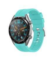 Honor Magic Watch 2 – Watch Magic – Watch Gs3 22mm Uyumlu NovaGT Supreme Silikon Kordon (Turkuaz)
