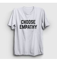 Presmono Unisex Sarı Choose Empathy Selena Gomez T-Shirt 319873tt (Beyaz)