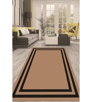 Dijital Kaymaz Taban Yıkanabilir Modern Renkli Salon Halısı Mutfak Halısı Yolluk ND-HT-526 (Vizon)