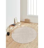 Dijital Baskılı Kaymaz Taban Yıkanabilir Yuvarlak Salon Halısı Koridor Halısı Paspas NDY-HT-390 (Kahverengi)