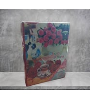 HİDZ Fotoğraf Albümü Çiçek Desenli 10 x 15 200 lük (Kırmızı)
