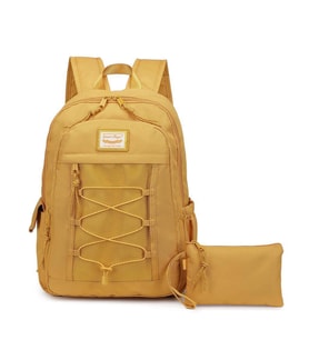 Smart Bags Sırt Çantası Okul Boyu Kalem Kutusu Hediyeli 3238 (Hardal)