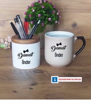 Damat Kalemlik, Kupa Bardak T Kişiye Özel Hediye (Model 2)