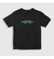 Presmono Unisex Çocuk Beyaz Little Alligator Timsah T-Shirt 288491tt (Siyah)