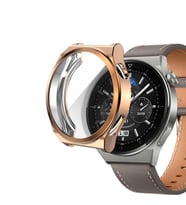 Huawei Watch GT 3 Pro 43mm Ekran Koruyuculu Kasa Koruyucu 02 (Rose)