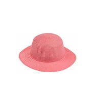 KİTTİ 1710-03 KIZ ÇOCUK YAZLIK HASIR FÖTR ŞAPKA 6-10 YAŞ (Pembe)
