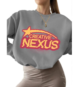 Bej kalın Sweatshirt 3 iplik şardonlu Yaratıcı bağlantı Baskılı erkek unisex kadın Sweatshirt (Gri)