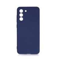 Samsung Galaxy S21 FE Kılıf Kamera Korumalı Silikon Rubber Arka Kapak (Lacivert)