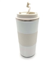 Silikon Halkalı 500 Ml Çelik Termos (Beyaz)