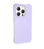 iPhone 15 Pro Max Magsafe Şarj Özellikli Airbagli Mat Görünümlü Hepi Kılıf (Lila)