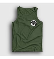 Presmono Unisex Sarı Kanji Go Anime Dragon Ball Atlet 236118tt (Haki)