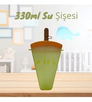 330ml Karpuz Şeklinde içme şişesi*Su Şişesi*Su Matarası*Spor Su Şişesi (A.Yeşil - Oranj - Fuşya)