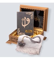GOLD SANDIKLI HAFIZ BOY KUR'AN-I KERİM SETi (Gri)