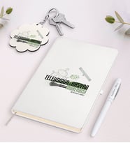 BK Gift Kişiye Özel Telekomünikasyon Mühendisi Siyah Defter Kalem Ve Anahtarlık Hediye Seti (Model 2)