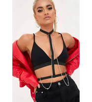 Boyundan Bağlı Zincir Detaylı Harness