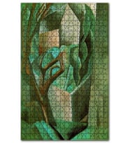 Cakapuzzle Small House in the Garden 1908 Pablo Picasso Puzzle Yapboz MDF(Ahşap) (1000 Parça)