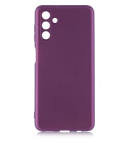 Galaxy A04S Kılıf Kamera Çıkıntılı Soft Silikon (Mürdüm)