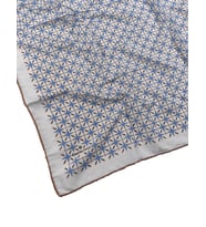 Mim Eşarp - Emproyal Proline Eşarp 90x90 cm (Beyaz-İndigo)