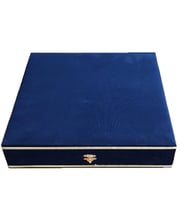 Armada Çini 30 cm Tabak kadife Kutusu Kırmızı (Lacivert)