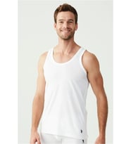 U.S. Polo Assn. Erkek Atlet 2'li (Beyaz)
