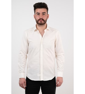 APARTRO SLİMFİT GÖMLEK (Krem)