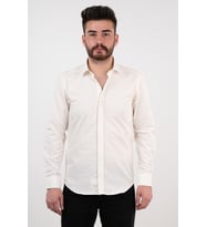 APARTRO SLİMFİT GÖMLEK (Krem)