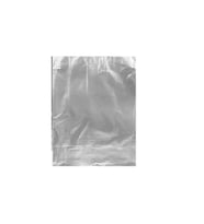 Lüx Kalın Mat Metalize Hediyelik Poşet 30X45cm AMBALAJ ZARF (Yapışkanlı) 10 ADET (Gümüş)