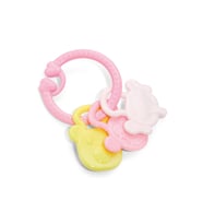 Neşeli Çıngırak Bebek Oyuncak Çıngırağı Kaliteli Bebek Çıngırak Oyuncağı BPA içermez (Pembe)