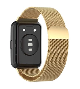 Huawei Watch Fit 2 Kordon Milano Loop Metal Kordon (Gold)