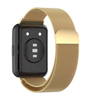 Huawei Watch Fit 2 Kordon Milano Loop Metal Kordon (Gold)
